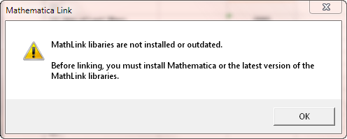 MathLink error msg