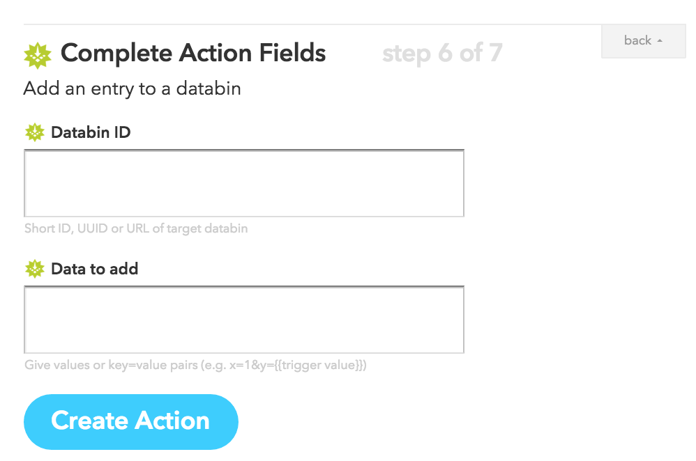 action fields