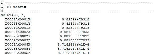 Figure 1 - Desired text output.