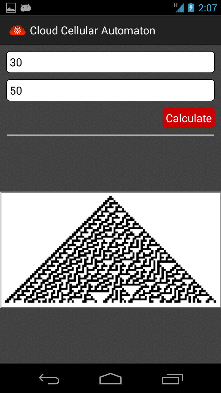 Cellular Automaton Screenshot