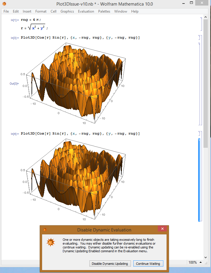 Plot3D Issue