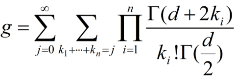 A part of sum of generalized gamma distribution