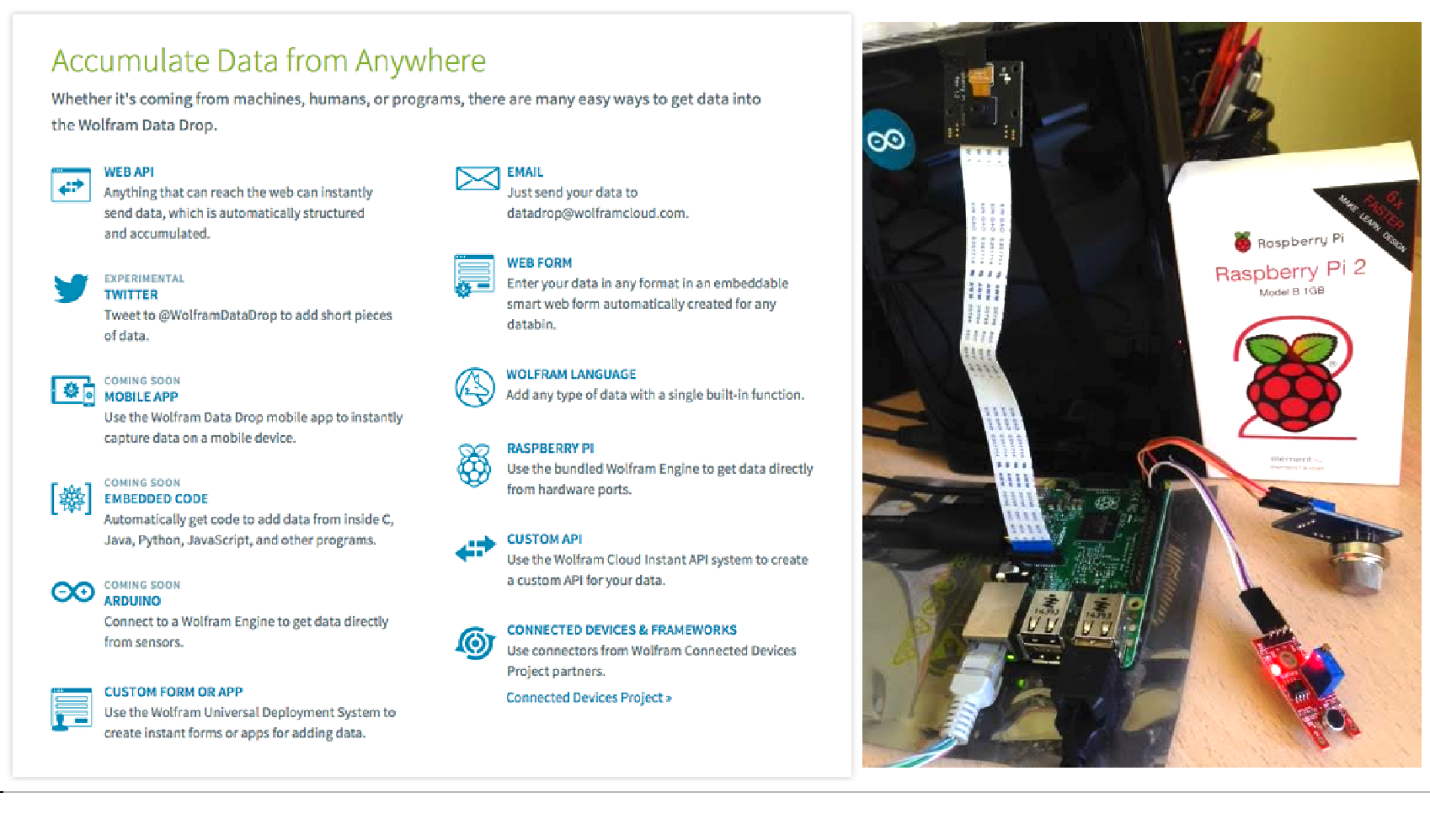 Data Drop on the Raspberry Pi