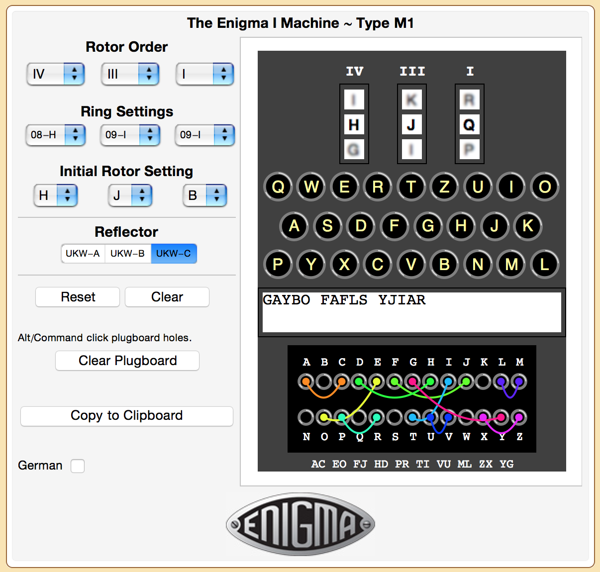 Enigma 1 - Type M1