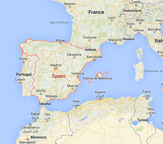 Map Of Spain Gibraltar And Morocco Driving From Spain To Morocco - Online Technical Discussion Groups—Wolfram  Community