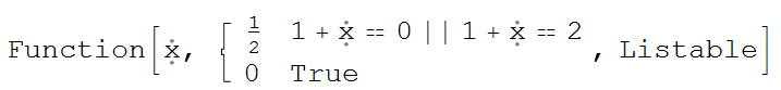 Bernoulli example