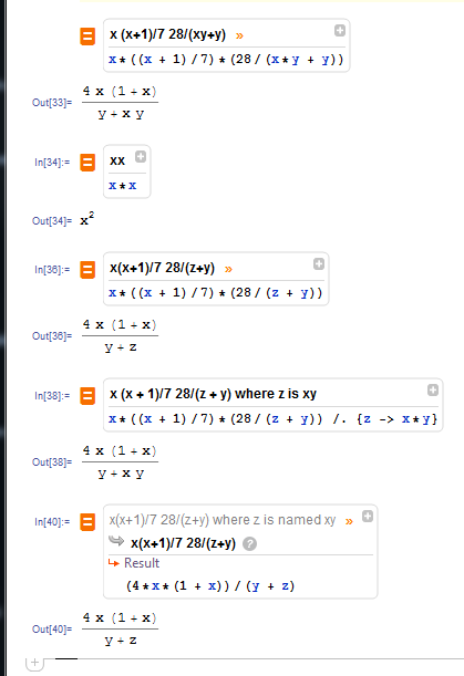 non-atomic variable names are products