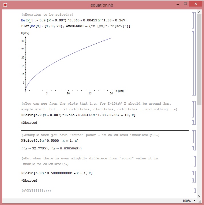 Why Mathematica Cannot Solve Simple Power Eqation Online Technical Discussion Groups Wolfram Community