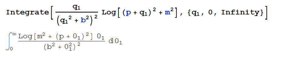 integration result