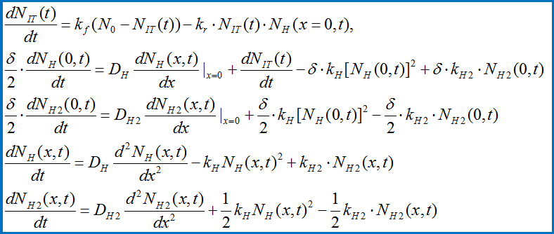 Differential equation set