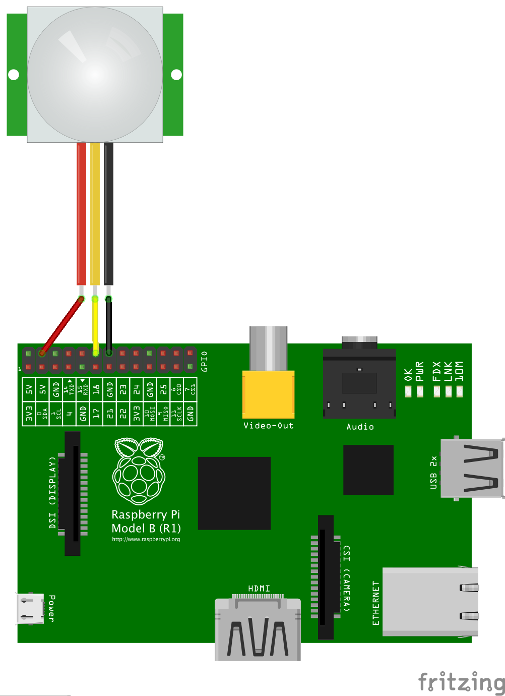 Raspberry pi best sale motion sensor camera